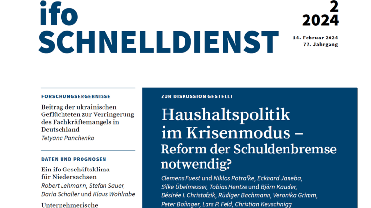 ifo Schnelldienst