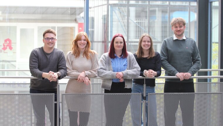 Gruppenfoto Hilfskräfte Lehrstuhl für Wirtschaftspädagogik FSU Jena