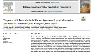 Paper von Simon Emde, Julia Wenzel, Ralf Elbert und Felix Weidinger