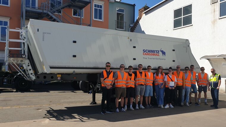 Exkursion bei Schmitz Cargobull in Gotha