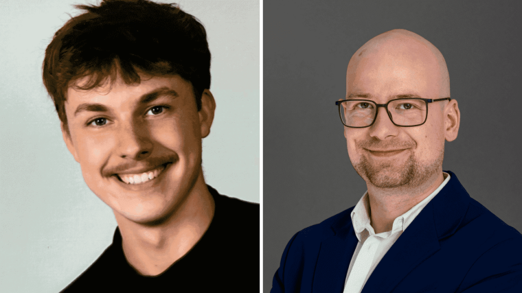 Hannes Rühlemann und Valentin Leupolt