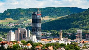 Skyline of Jena city