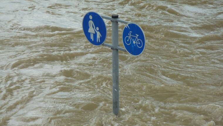 Hochwasser als Zeichen des Klimawandels