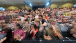 Students listening